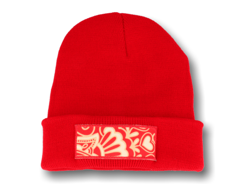 CZAPKA BEANIE Z NASZYWKĄ