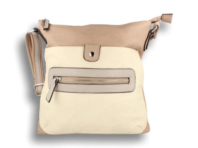 TOREBKA DAMSKA LISTONOSZKA BEŻOWO-KREMOWA