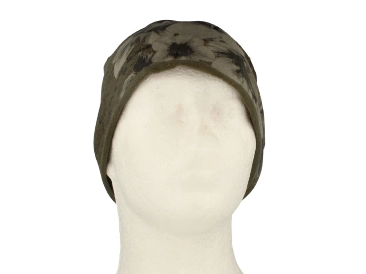 Czapka damska włoska cienka smerfetka bawełna khaki