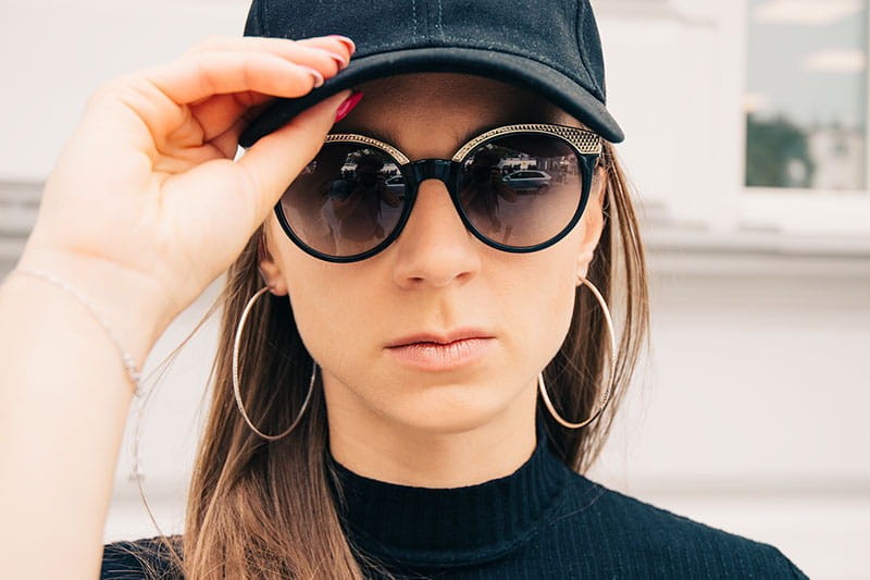 Kolczyki  duże koła złote potrójne