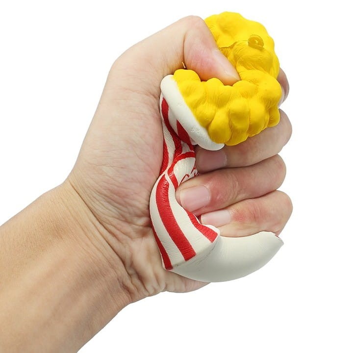 SQUISHY BRELOK GNIOTEK POPCORN PACHNĄCY