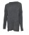 Sweter damski wełna modal bawełna szary
