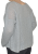 Sweter damski oversize wełna moher szary