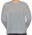 Sweter damski oversize wełna moher szary