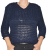 Sweter damski oversize grubo pleciony granatowy