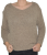 Sweter damski oversize wełna cappuccino