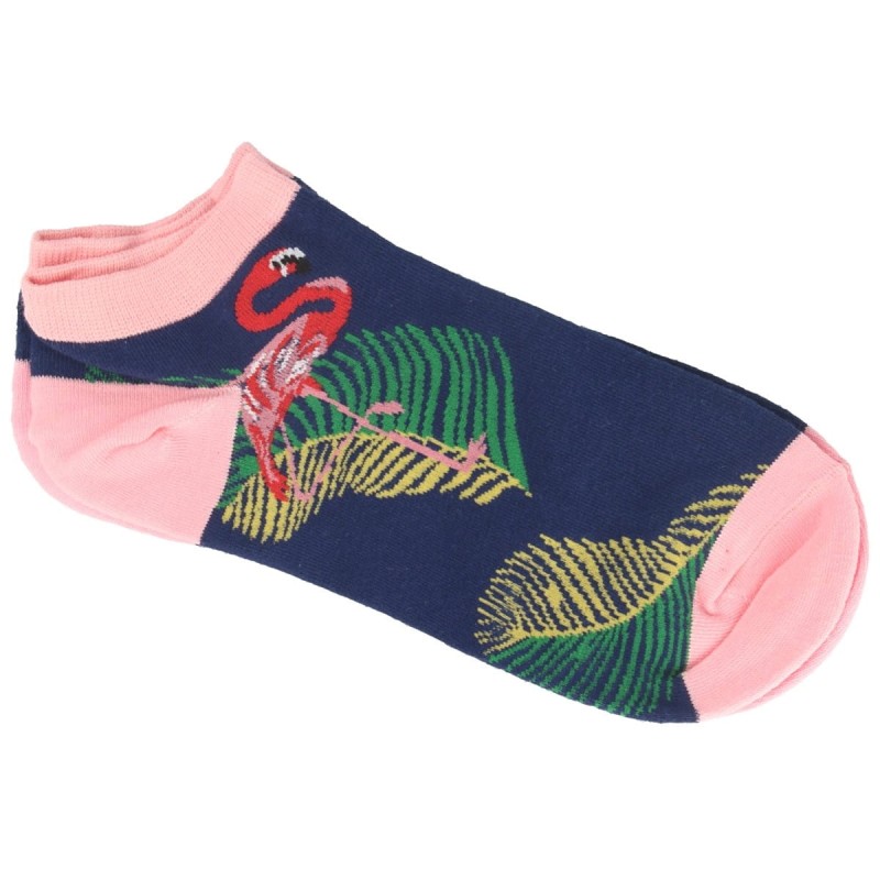 SKARPETKI damskie  z flamingami roz.39-41