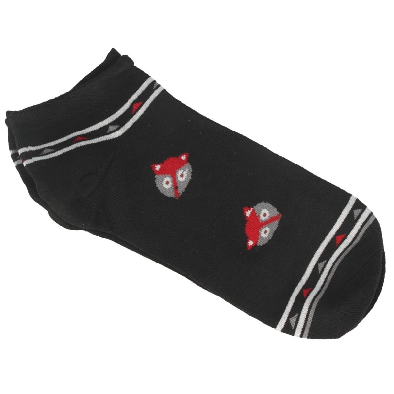 SKARPETKI damskie czarne w liski roz. 35-39