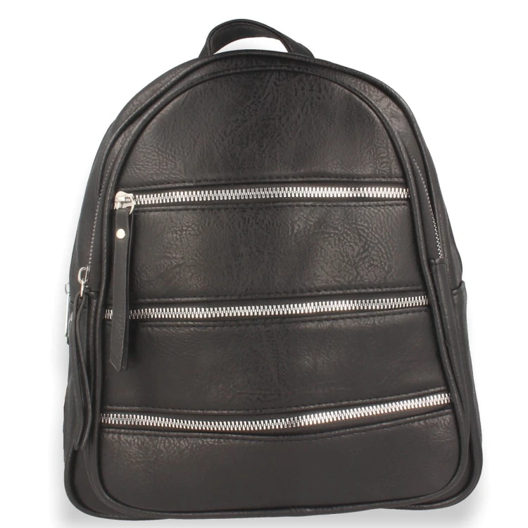 Plecak damski czarny elegancki casual A4