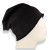 Czapka damska Beanie włoska cienka smerfetka bawełna czarna