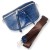 Torebka damska Nerka na długim pasku  lakierowana niebieska