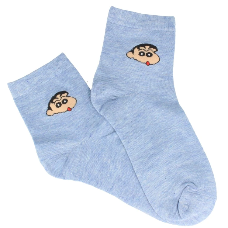 SKARPETKI damskie niebieskie roz. 39-42
