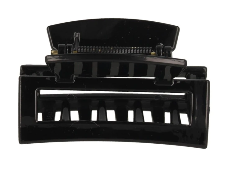 Klamra spinka do włosów mini zwykła czarna