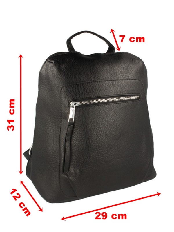 Plecak damski elegancki A4 czarny