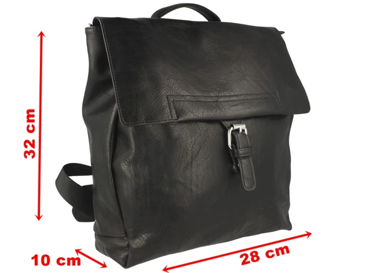 Plecak damski elegancki A4 czarny