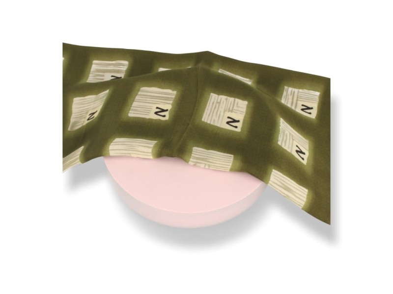 Apaszka Gawroszka - Kwiatowy Urok i Elegancja zielona