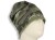 Czapka damska Beanie włoska cienka smerfetka bawełna zielona moro