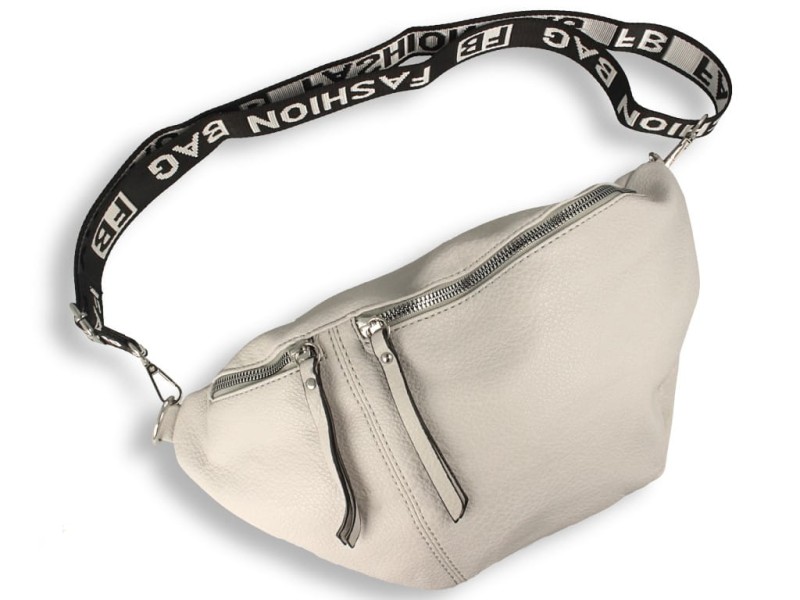 Nerka Damska Saszetka Torebka Na Ramię Listonoszka szara