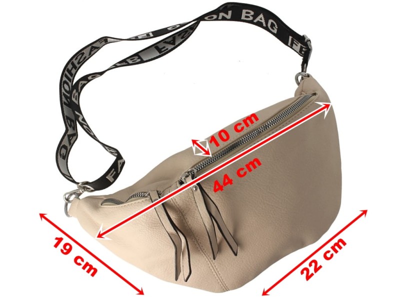 Nerka Damska Saszetka Torebka Na Ramię Listonoszka szara