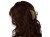 Klamra spinka do włosów podwójna brązowa ze złotymi ćwiekami