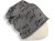 Czapka damska Beanie włoska cienka smerfetka bawełna szara z napisami