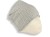 Czapka damska Beanie włoska cienka smerfetka szara w kropeczki