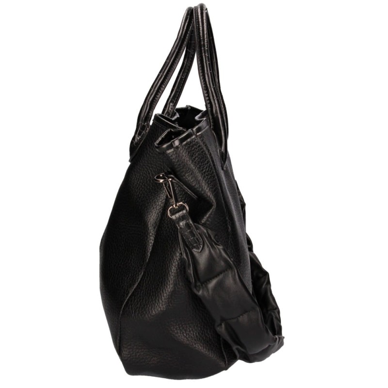 Torebka Damska Elegancka czarna shopperka