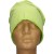 Czapka damska Beanie włoska cienka smerfetka jednolita jaskrawa zielona