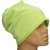 Czapka damska Beanie włoska cienka smerfetka jednolita jaskrawa zielona