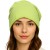 Czapka damska Beanie włoska cienka smerfetka jednolita jaskrawa zielona