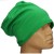 Czapka damska Beanie włoska cienka smerfetka jednolita zielona