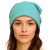 Czapka damska Beanie włoska cienka smerfetka jednolita miętowa