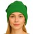 Czapka damska Beanie włoska cienka smerfetka jednolita zielona