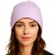 Czapka damska Beanie włoska cienka smerfetka jednolita jasna fioletowa