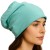 Czapka damska Beanie włoska cienka smerfetka jednolita miętowa