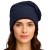 Czapka damska Beanie włoska cienka smerfetka w kolorze jeansu