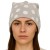 Czapka damska Beanie włoska cienka smerfetka szara w grochy