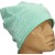 Czapka damska Beanie włoska cienka smerfetka miętowa w napisy