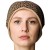 Czapka damska Beanie włoska cienka smerfetka ciemnobeżowa w panterkę