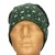Czapka damska Beanie włoska cienka smerfetka zielona serduszka
