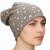 Czapka damska Beanie włoska cienka smerfetka szara serduszka