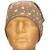 Czapka damska Beanie włoska cienka smerfetka ciemnobeżowa serduszka