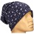 Czapka damska Beanie włoska cienka smerfetka ciemnogranatowa serduszka