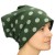 Czapka damska Beanie włoska cienka smerfetka ciemnozielona w kropki