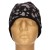Czapka damska Beanie włoska cienka smerfetka czarna gepard