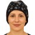 Czapka damska Beanie włoska cienka smerfetka czarna gepard