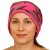 Czapka damska Beanie włoska cienka smerfetka różowa moro