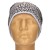 Czapka damska Beanie włoska cienka smerfetka jasnoniebieska w panterkę