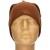 Czapka damska Beanie włoska cienka smerfetka jednolita brązowa