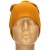 Czapka damska Beanie włoska cienka smerfetka jednolita musztardowa